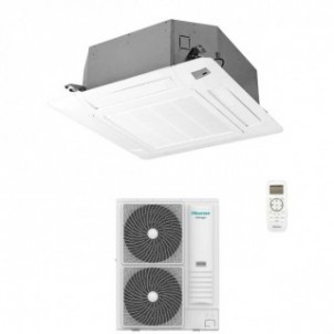 Hisense Mono Split Cassetta 90x90 60000 Btu AUC175UR4RKC8 AUW175U6RW8-T Condizionatore Trifase 380 v R-32 WiFi Opz Hisense