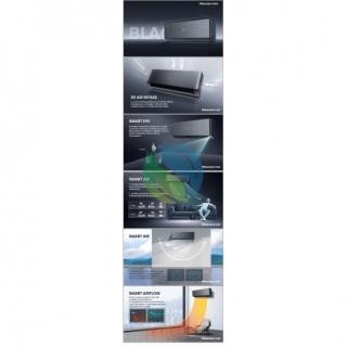 Hisense Mono Split 18000 Btu QH50BV0AG AS50BV04W Condizionatore Serie Energy PRO X Bianco WiFi A++ A++ Inverter R-32 Hisense