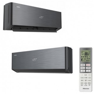 Hisense Mono Split 9000 Btu QH25XV4BG AS25XV04W Condizionatore Serie Energy PRO X Nero WiFi A+++ A+++ Inverter R-32 Hisense