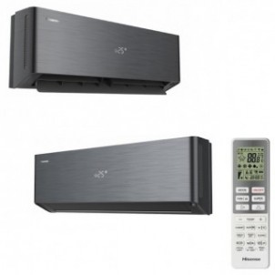 Hisense Mono Split 9000 Btu QH25XV4BG AS25XV04W Condizionatore Serie Energy PRO X Nero WiFi A+++ A+++ Inverter R-32 Hisense