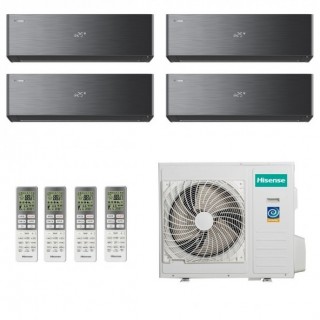 Hisense Quadri Split 9000+9000+9000+12000 4AMW81U4RJC QH25XV4BG QH25XV4BG QH25XV4BG QH35XV4BG Condizionatore Energy PRO X R-3...