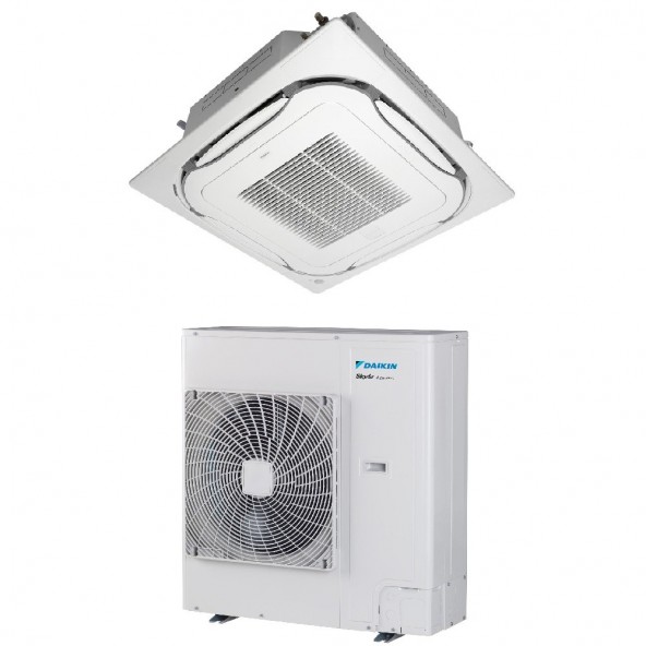 Daikin Mono Split 36000 Btu FCAG100B AZAS100MY Condizionatore 10.0 kW Trifase FCAG-B 90x90 Sky Active A A Cassetta Daikin