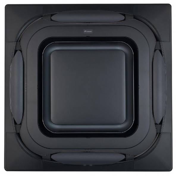 Daikin Pannello Round Flow decorativo design Nero BYCQ140EPB Daikin