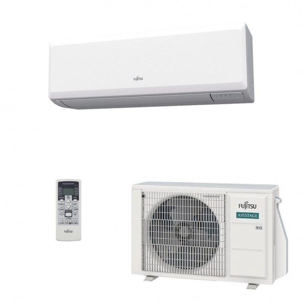 Fujitsu Mono Split 18000 Btu ASEH18KLCBL AOEH18KLCB Condizionatore Bianco KL 18-24 WiFi A++ A+ R-32 Fujitsu