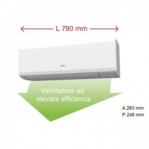 Fujitsu Mono Split 18000 Btu ASEH18KLCBL AOEH18KLCB Condizionatore Bianco KL 18-24 WiFi A++ A+ R-32 Fujitsu