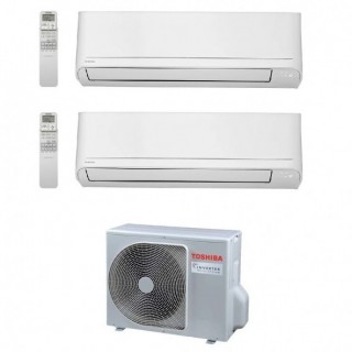 Toshiba Dual Split Seiya Classic 7000+7000 Btu RAS-2M14G3AVG-E Condizionatore Bianco WiFi Opzionale A++ A++ R-32 Toshiba
