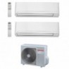 Toshiba Dual Split Seiya Classic 9000+12000 Btu RAS-2M14G3AVG-E Condizionatore Bianco WiFi Opzionale A++ A++ R-32